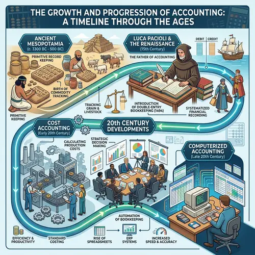 Evolution of Accounting through the Ages: A Visual Timeline