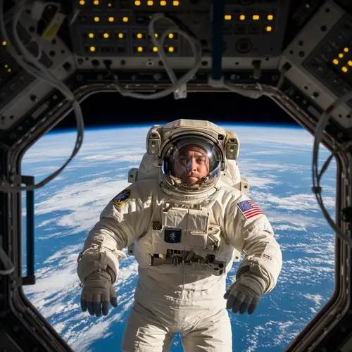 Stunning Male Astronaut Photos