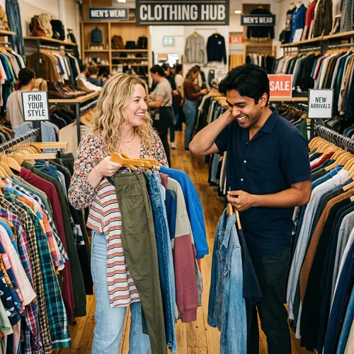 Gemma & Zach Shopping Fun: How to Get a Guy in 10 Days Scene