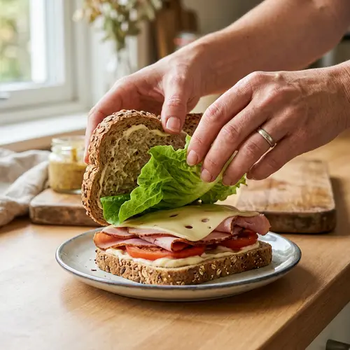 Fresh Sandwich: Handcrafted Ham & Cheese Stack