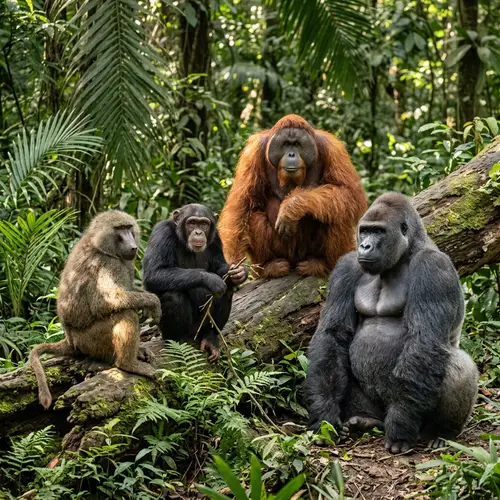 Explore Baboons, Chimps, Orangutans, and Gorillas
