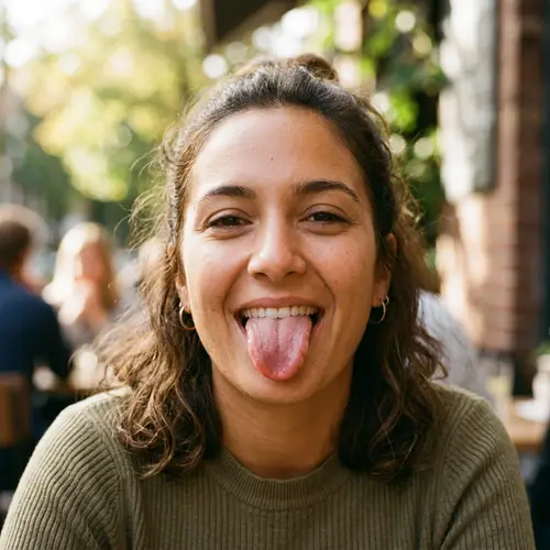 Exploring the Beauty of the Woman's Tongue