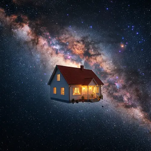 House in Outer Space - Milky Way Galaxy Living Experience