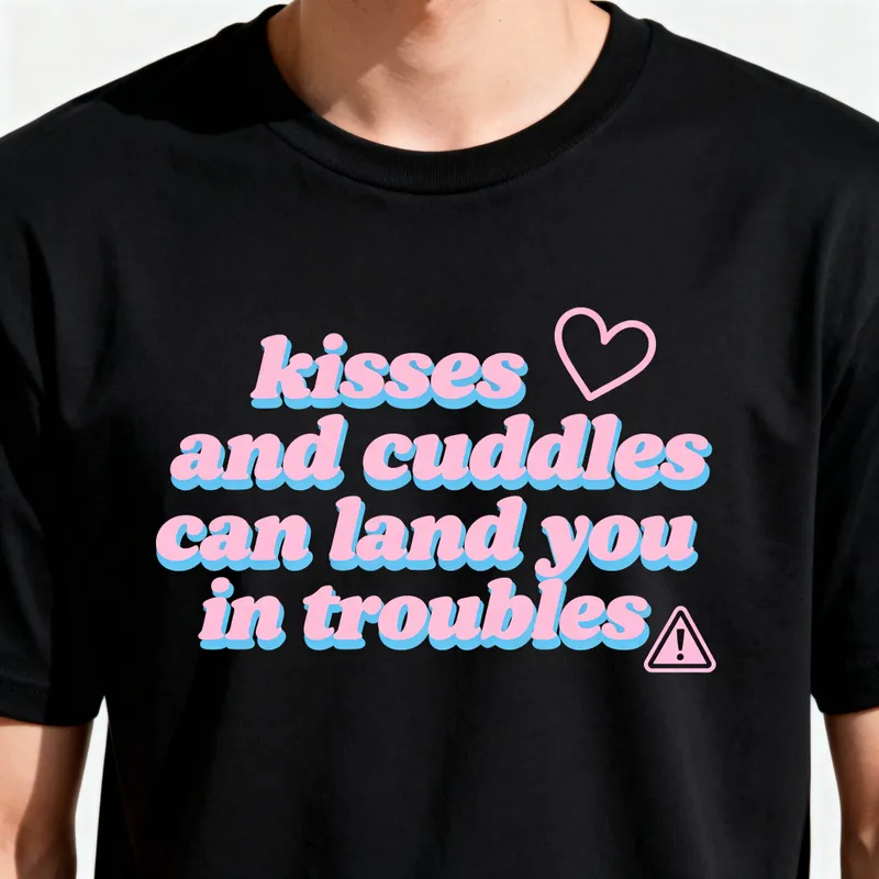 Kisses and Cuddles T-Shirt Design
