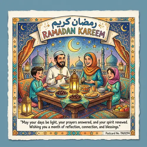 Creative Ramadan Greeting Card Design Ideas