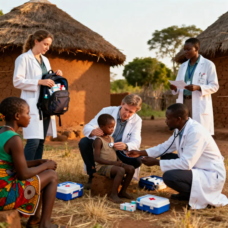 Diverse Medical Team: Rural Health Care Services