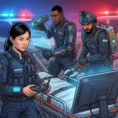 Modern Emergency Responders in Action