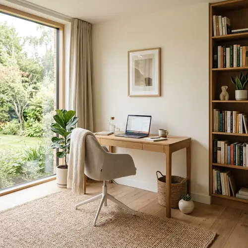 Cozy Minimalist Home Office Design Ideas