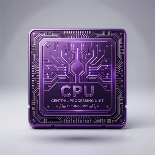 Deep Purple CPU Icon - Tech Designs | Website Name