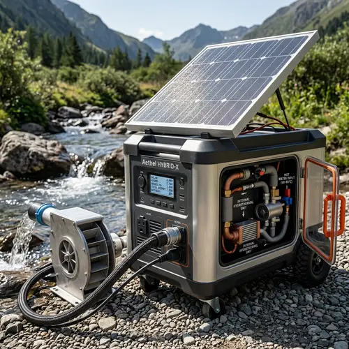 Ultra-Compact Renewable Energy Generator | Efficient Design