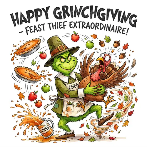 Grinchgiving: Thanksgiving Feast Thief Adventure