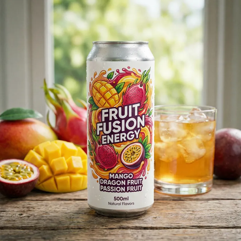 Reboost Energy Drink - Mango, Dragon Fruit & Passion Fruit