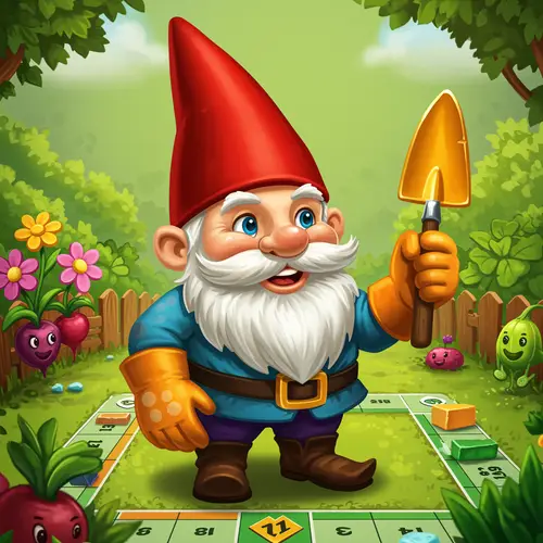 Gardening Monopoly Game Mascot