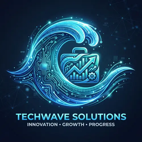 Dynamic Synergy of Business & Technology | Innovative Logo Design