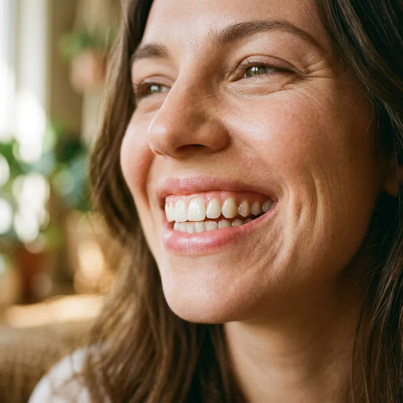 Beautiful Smile with Perfect Teeth - Sonrisa