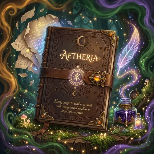Magical Journal Back Cover Design