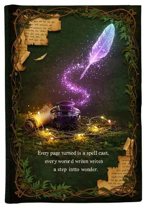 Magical Journal Back Cover Design