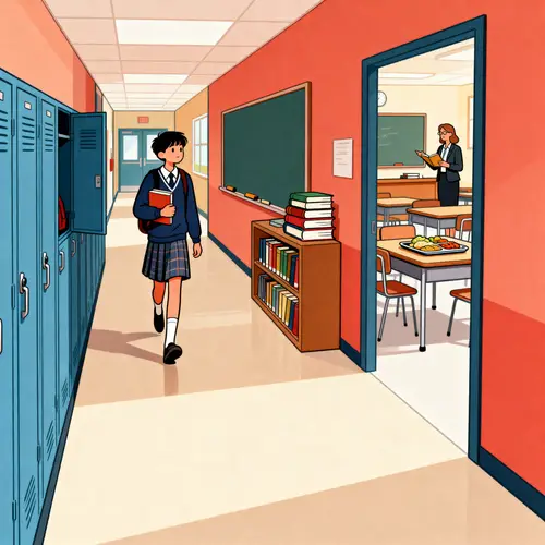 Comic Journey Through School Life