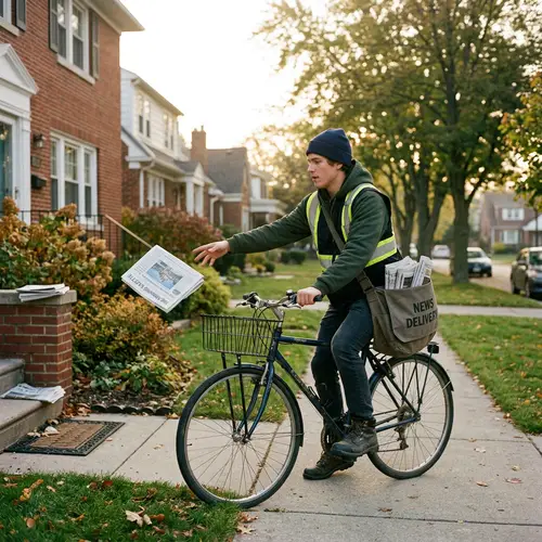 Efficient Newspaper Delivery Services