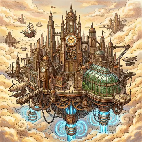 Cloud City: A Steampunk Art Déco Marvel