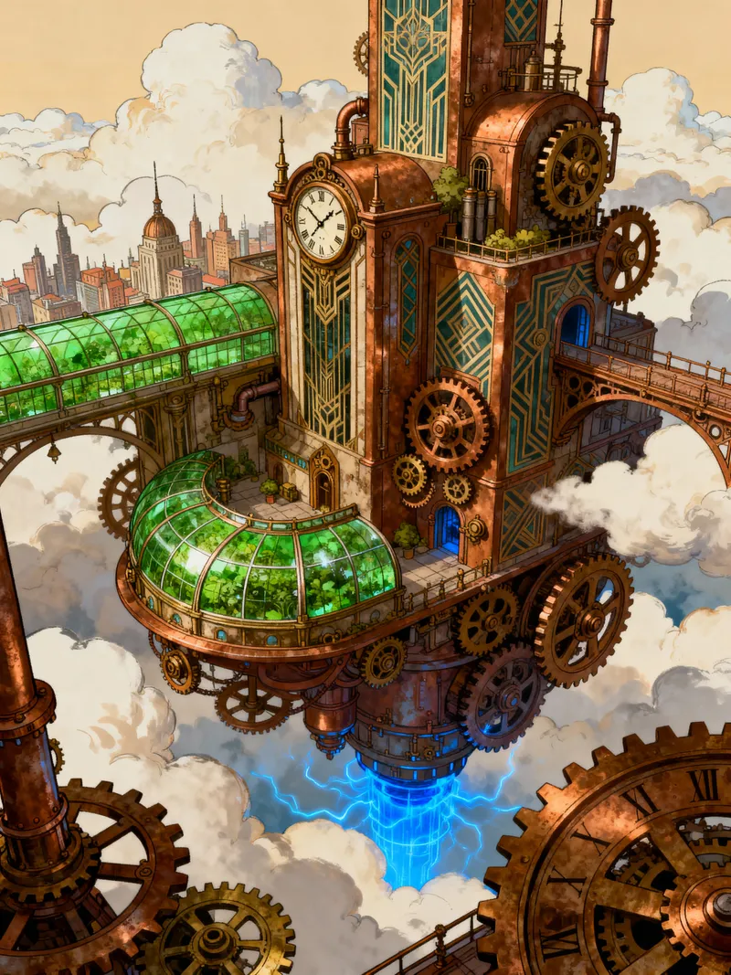Cloud City: A Steampunk Art Déco Marvel Cloud City: A Steampunk Art Déco Marvel