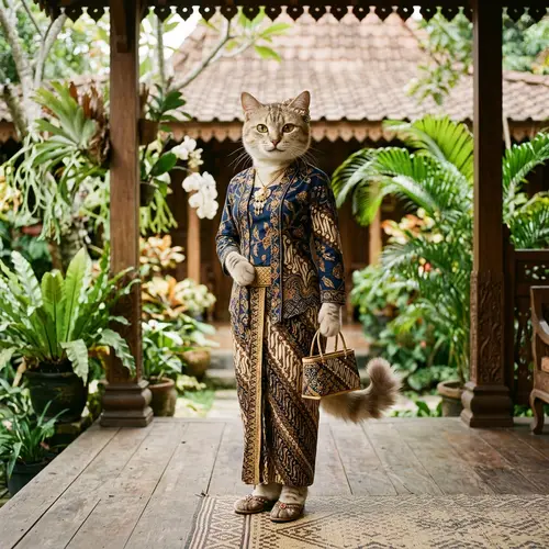 Indonesian Batik Cat: A Unique Character