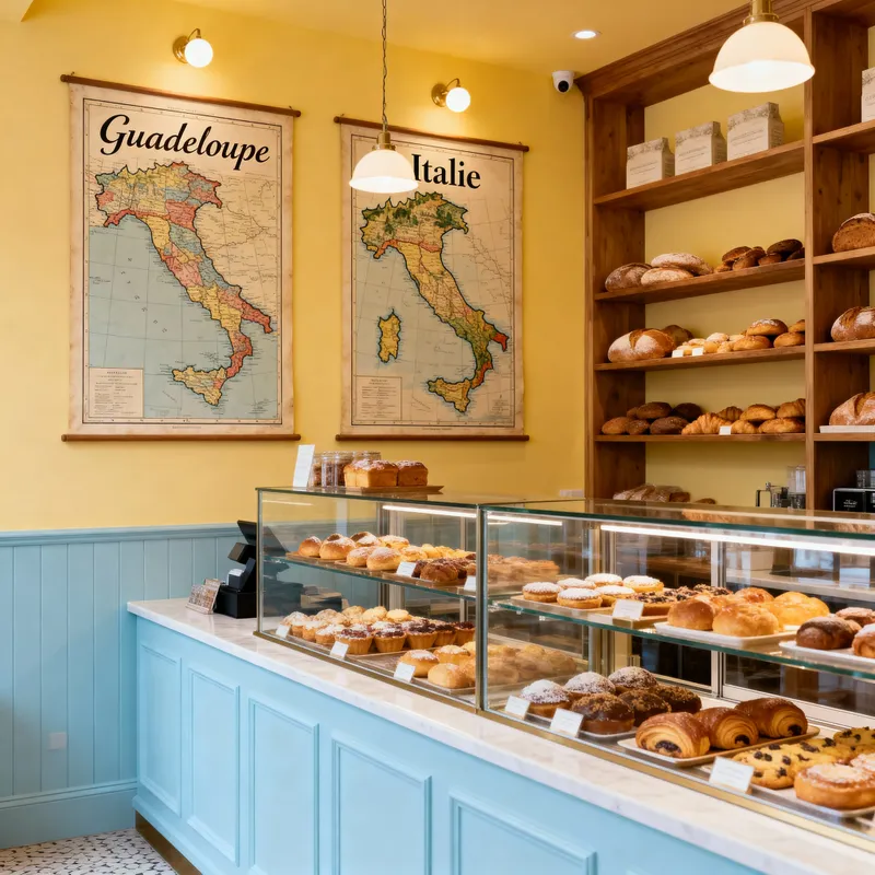 Guadeloupe and Italy Pâtisserie Delights