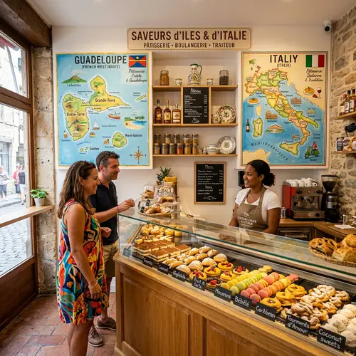Guadeloupe and Italy Pâtisserie Delights