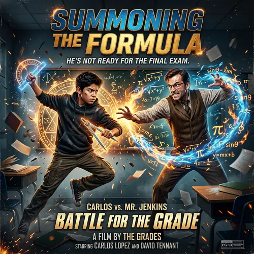 Carlos vs Math Teacher Action Movie: Epic Battle Scene!