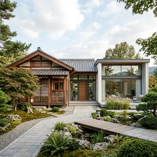 Contrasting Architectural Styles in One Building