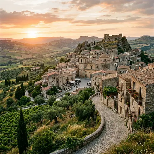Discover the Enchanting Town of Caltabellotta in Sicilian Hills