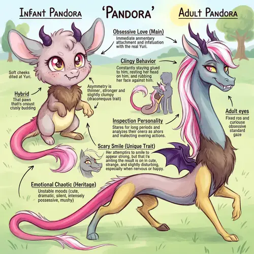 Yuri's Enigmatic Companion: A Hybrid Fantasy Being