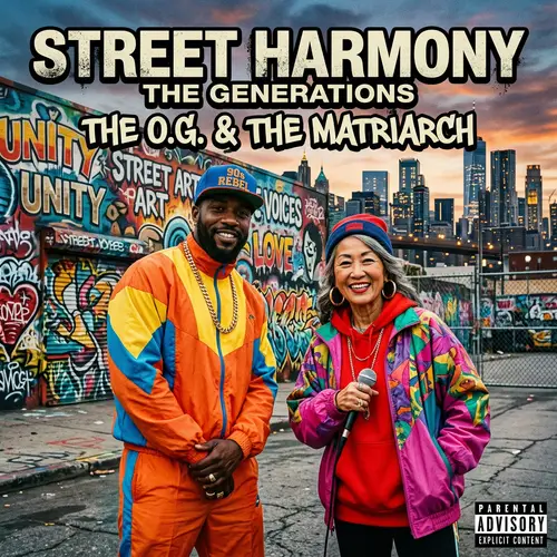 Vibrant Hip-Hop Album Cover Art