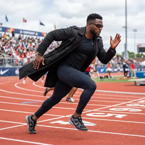 Blade Actor Wesley Snipes | Sprinting Comic Book Hero