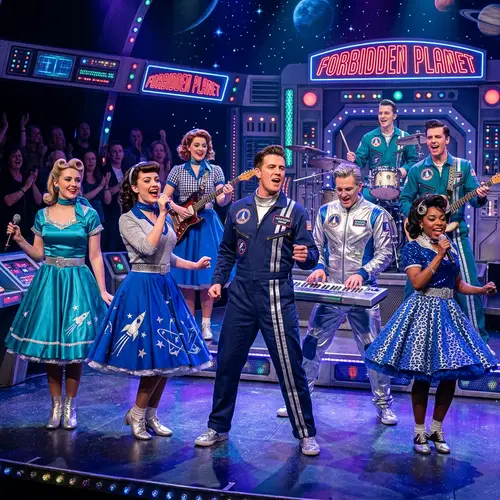 1950s-Inspired Costume Designs for Forbidden Planet