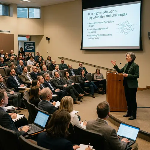 AI in Lecture Hall: Teaching Professors in-depth Insights