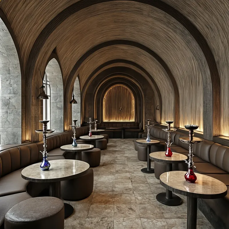 Luxurious Hookah Lounge with Central Asian Inspiration Luxurious Hookah Lounge with Central Asian Inspiration