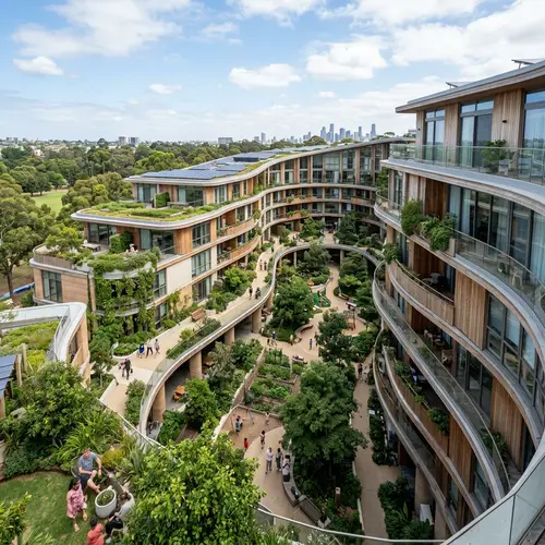 Innovative Social Housing Project for Sustainable Living