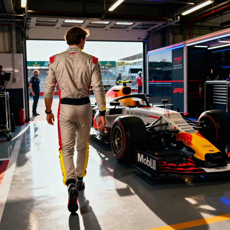 Ultra-Realistic Formula 1 Driver Portrait Ultra-Realistic Formula 1 Driver Portrait