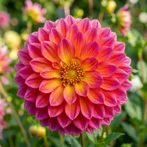 Stunning Blooming Dahlia Flower in Vibrant 4k Resolution