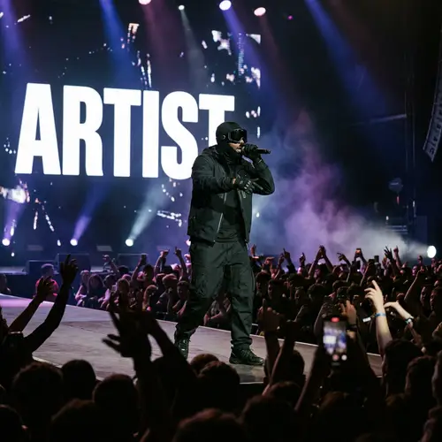 ARTIST Live Performance at Bercy Concert Venue with Massive Crowd