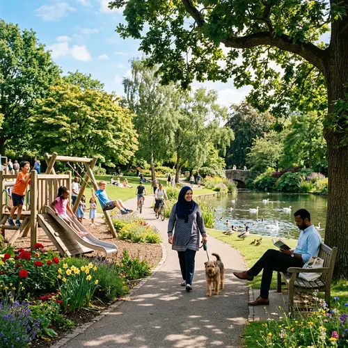 Vibrant Park with Diverse Activities | Local Community Haven