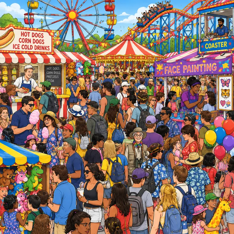 Find the Hidden Character at the Summer Carnival Find the Hidden Character at the Summer Carnival