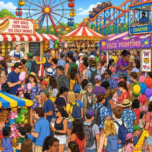 Find the Hidden Character at the Summer Carnival