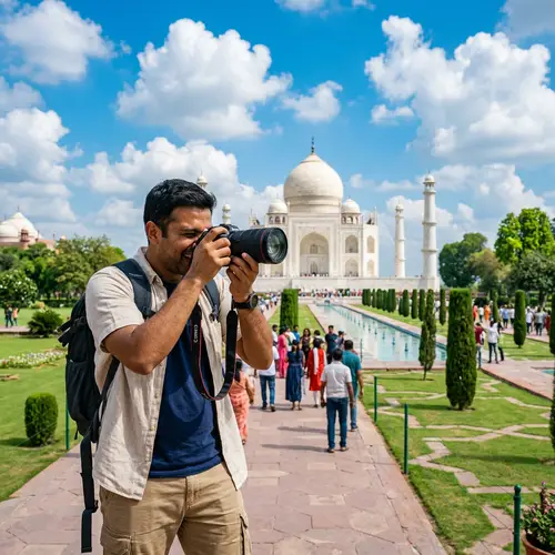 Capturing the Majestic Taj Mahal: South Asian Photographer