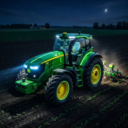 Futuristic John Deere Agricultural Tractor | Aerodynamic Design