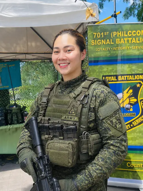 Ultra-Realistic Portrait of Filipino Army Soldier