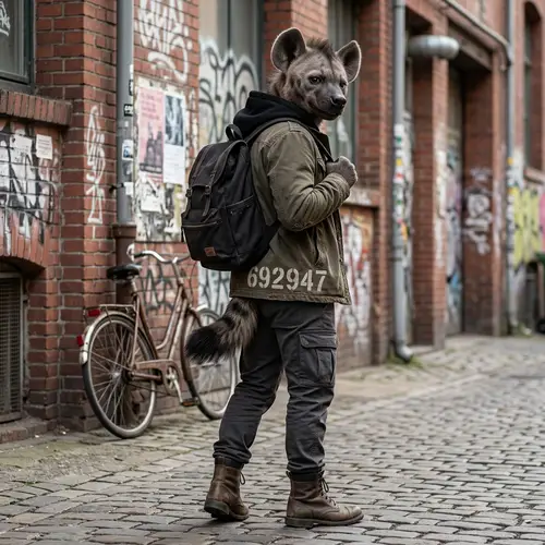 Male Hyena Furry Costume - Unique Designs for Events