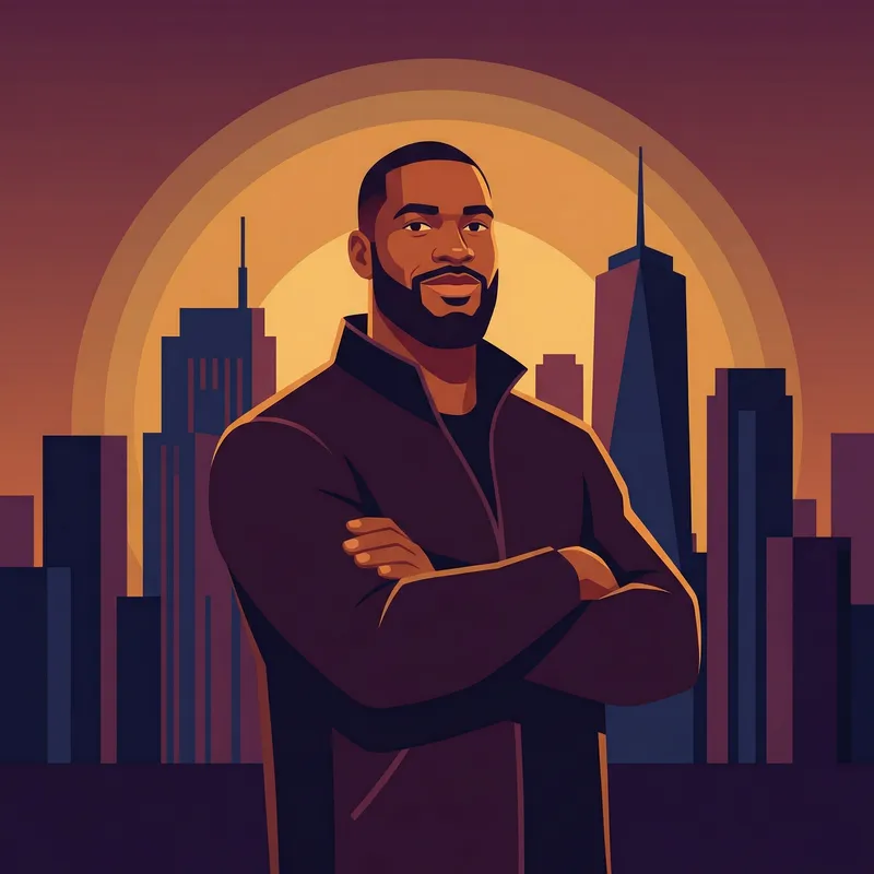 Confident Bold Masculine African Man Vector Design Confident Bold Masculine African Man Vector Design