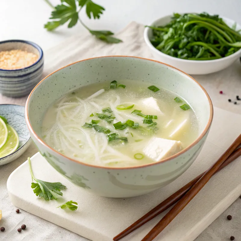 Delicious White Broth Soup Recipe